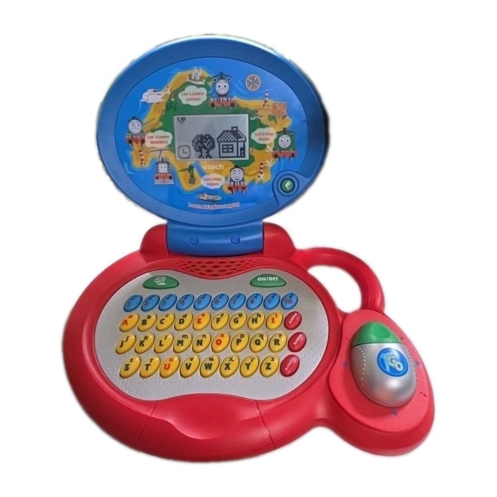 Thomas The Train and Friends VTech Laptop Computer Learn & Explore Works Great
